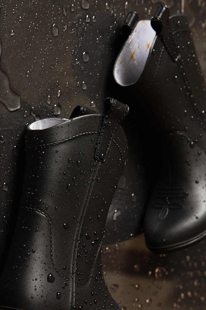 Rubber cowboy rain boots on sale