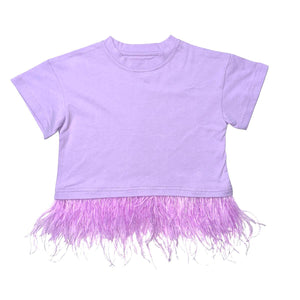 Feather Hem Tee