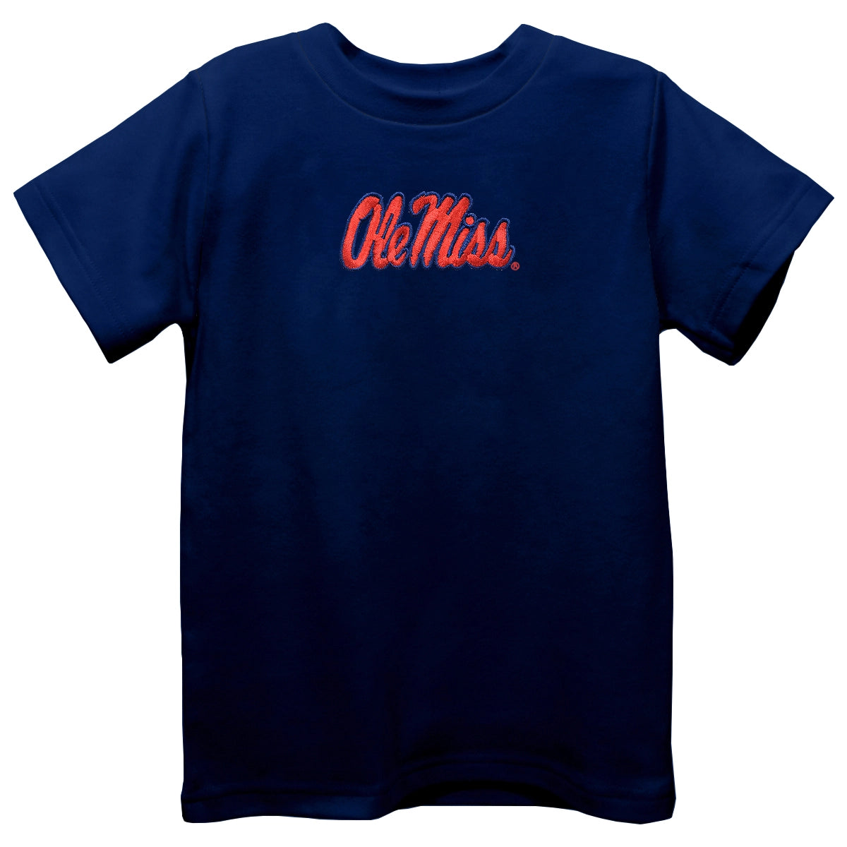 Ole Miss Rebels Embroidered Knit Tee (preorder)