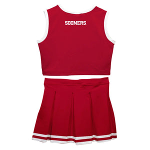 Oklahoma Sooners Sleeveless Cheerleader Set (preorder)