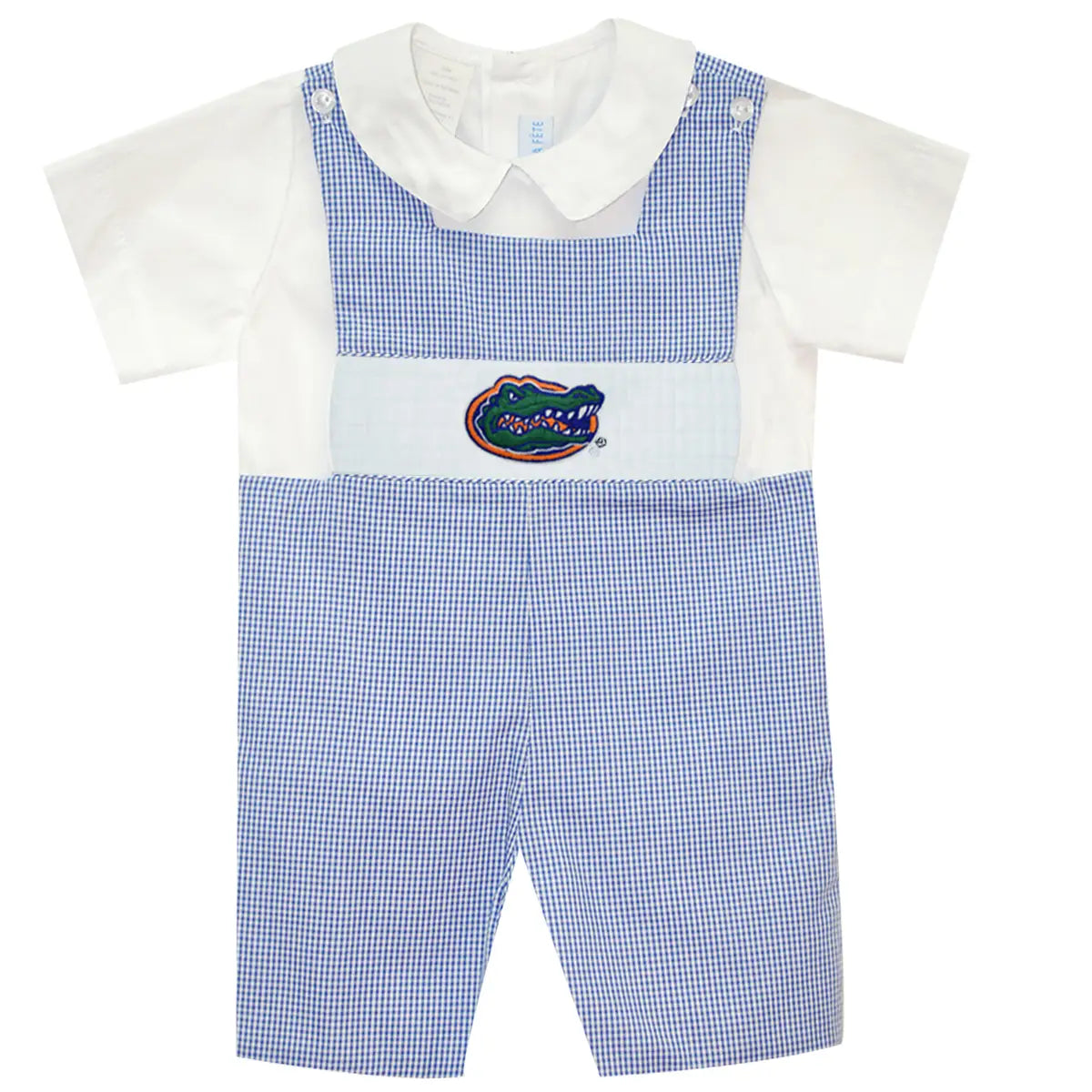 Florida Gators Embroidered Gingham Shirted Jon Jon (preorder)