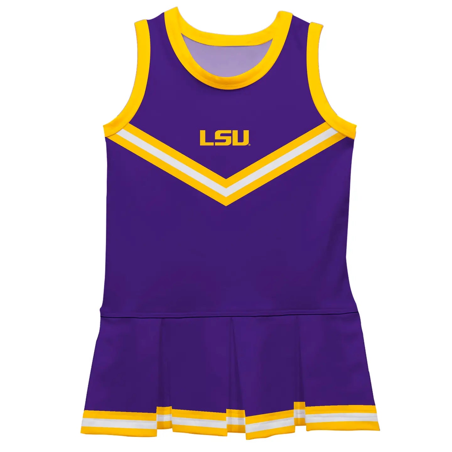 LSU Tigers Sleeveless Cheerleader Dress (preorder)