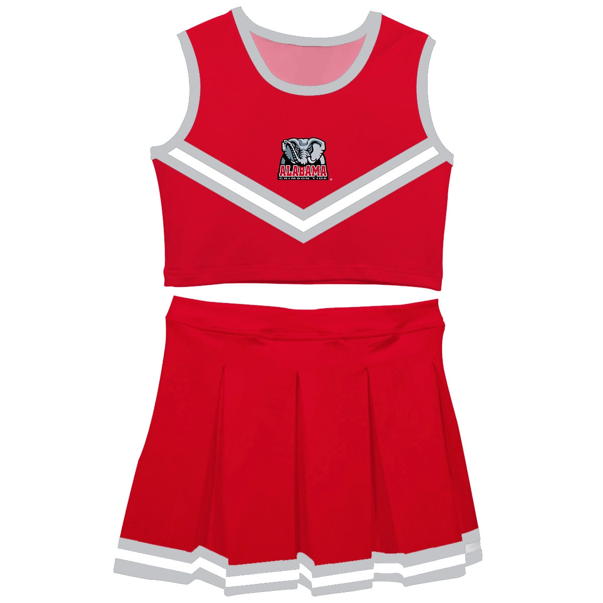 Alabama Crimson Tide Sleeveless Cheerleader Set (preorder)