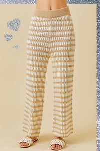 Crochet Striped Pants