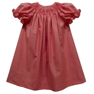 BAMA Smocked Embroidered Bishop Dress  **PREORDER