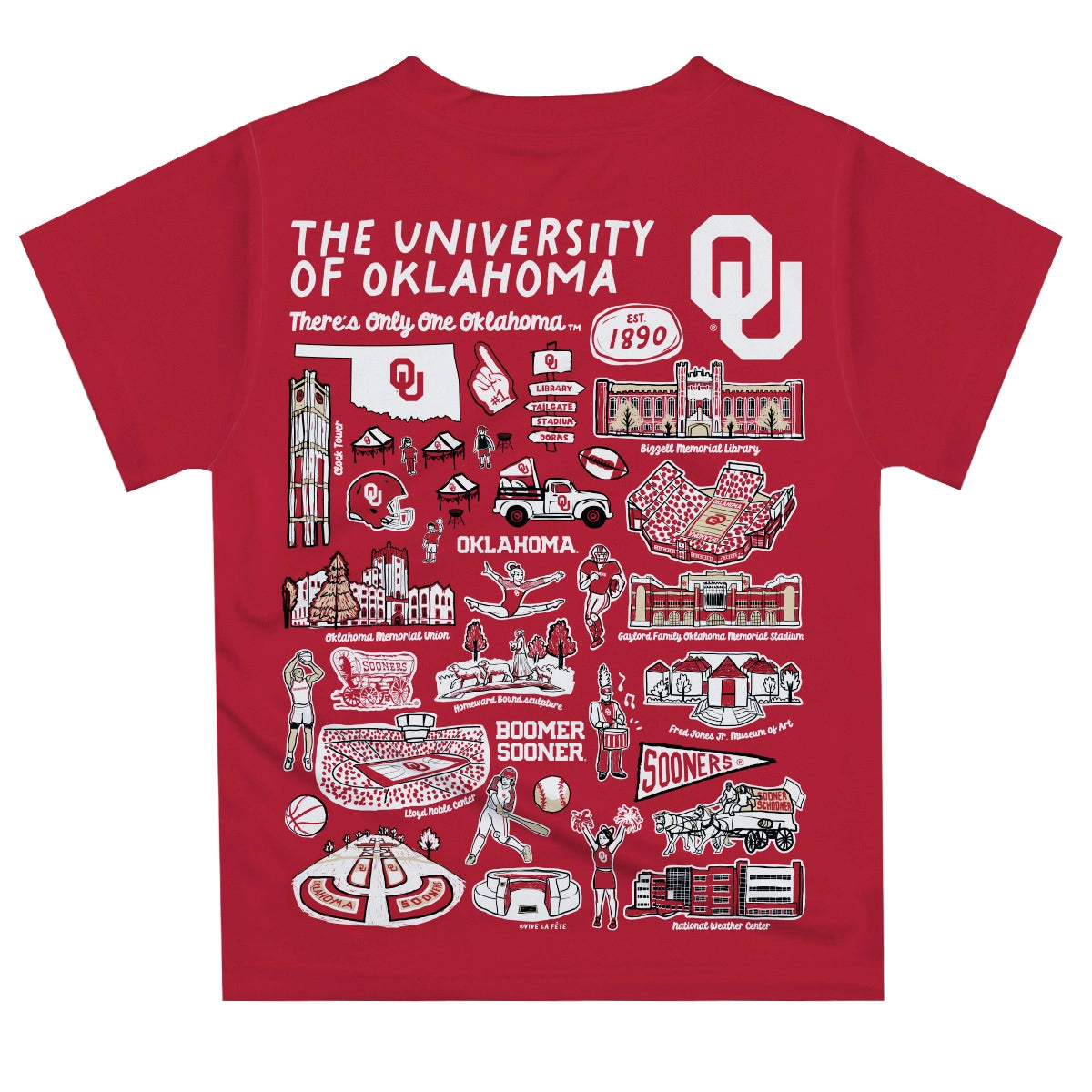 Oklahoma Sooners Hand Sketched Tee (preorder)
