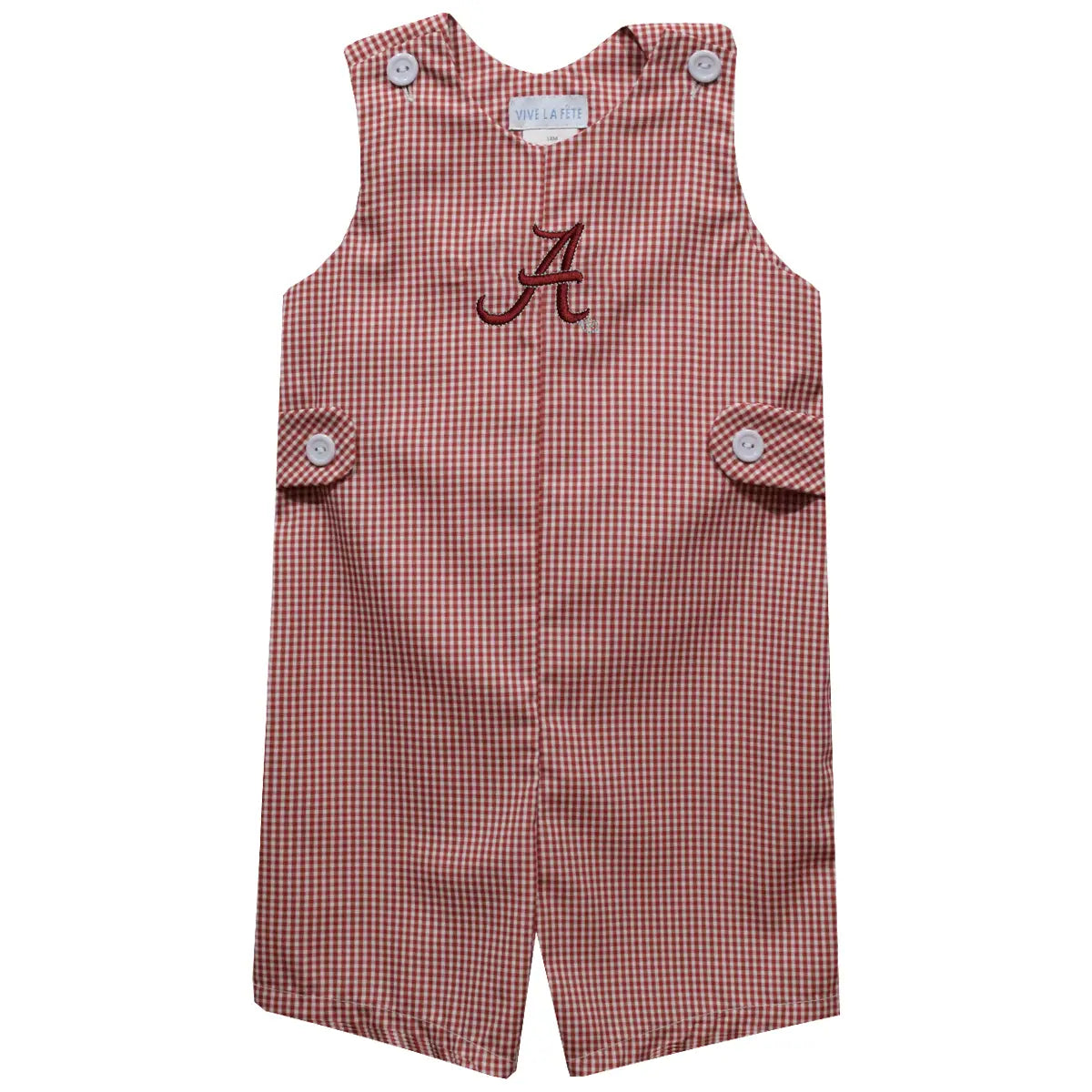 Alabama Crimson Tide Collared Embroidered Jon Jon (preorder)
