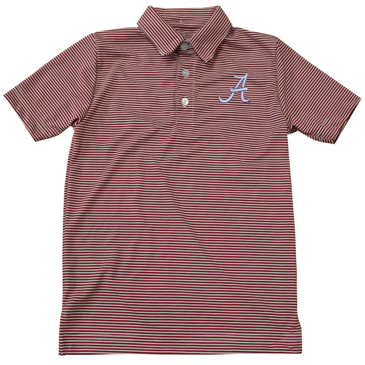 Alabama Crimson Tide Striped Embroidered Polo (preorder)