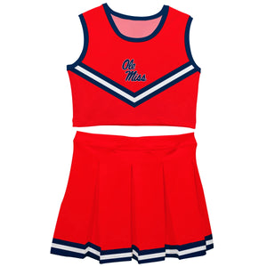 Ole Miss Rebels Sleeveless Cheerleader Set (preorder)