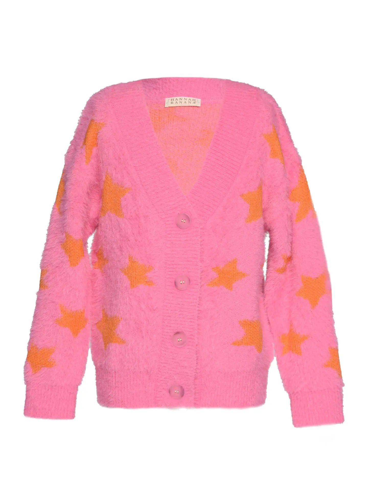 Fuzzy Star Cardigan