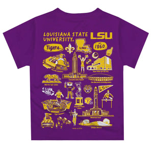 LSU Tigers Hand Sketched Tee (preorder)