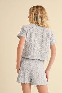 Crochet Top & Skort Set