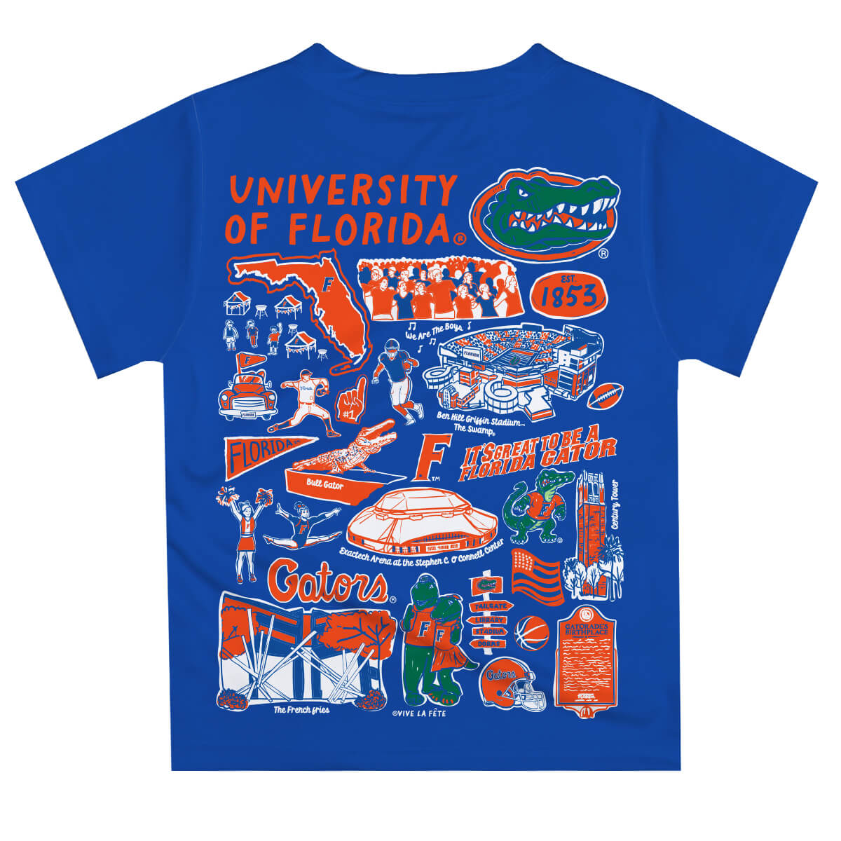 Florida Gators Hand Sketched Tee (preorder)