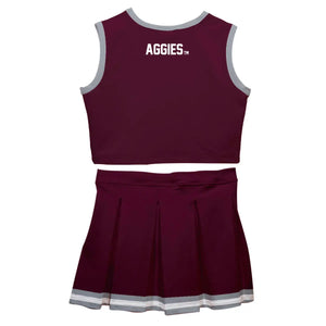 Texas A&M Aggies Sleeveless Cheerleader Set (preorder)