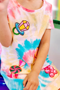 Tie Dye Candy Patch Dress