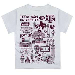 Texas A&M Aggies Hand Sketched Tee (preorder)