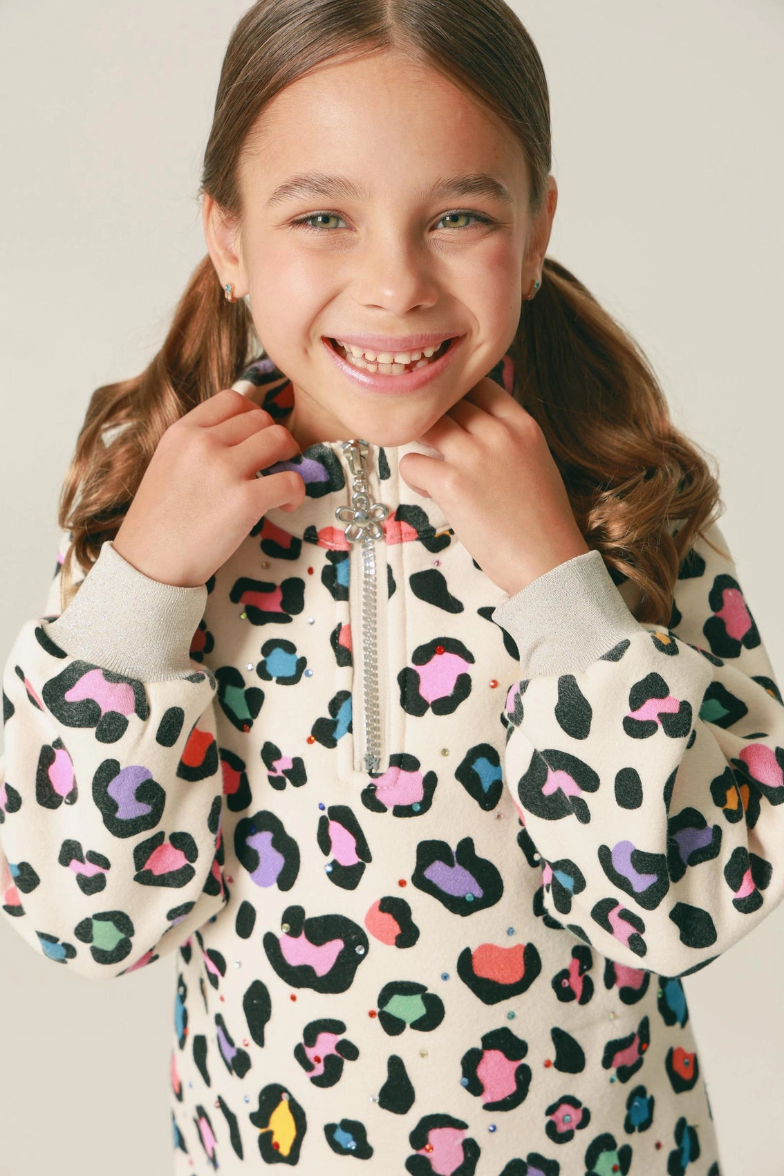 Leopard Gem Crewneck