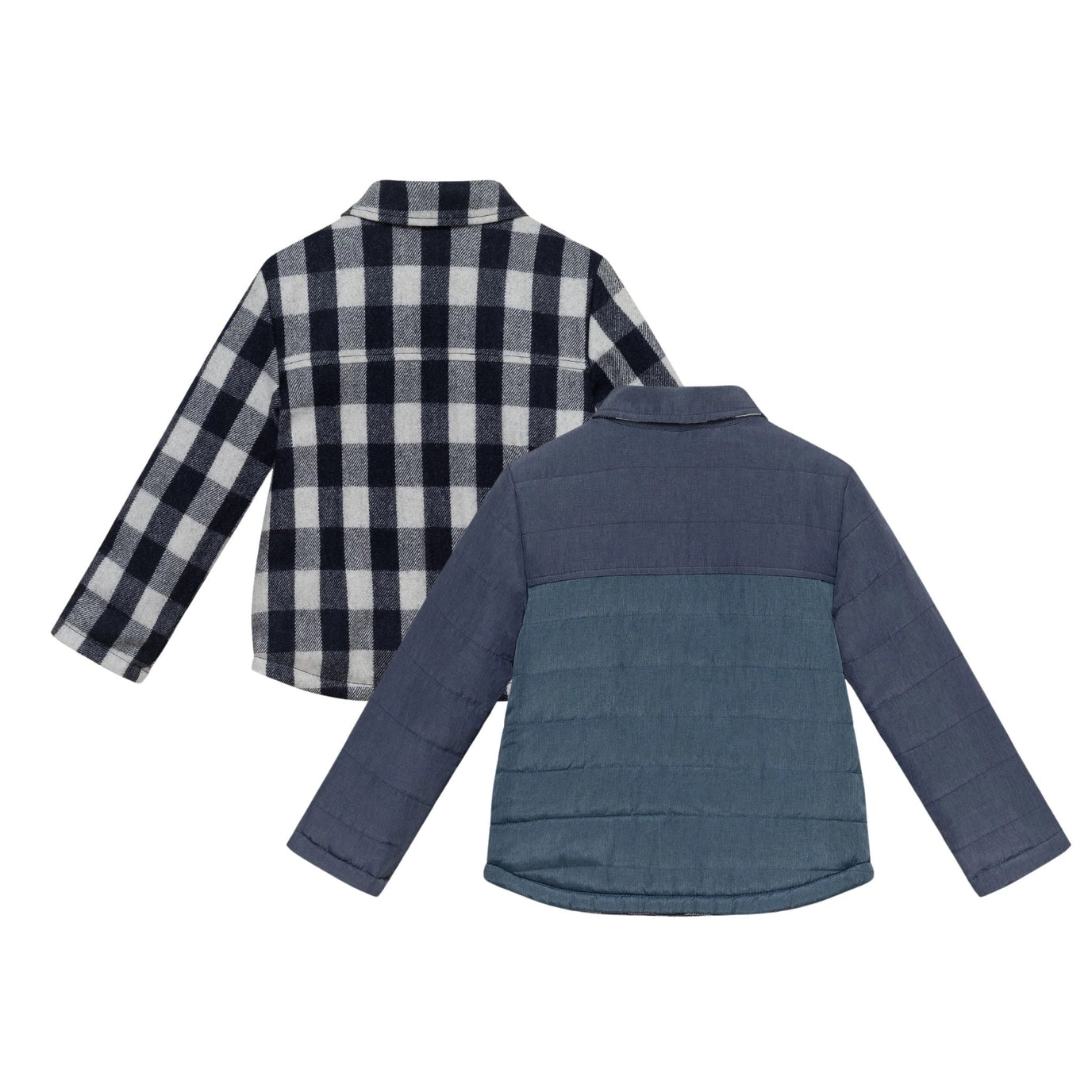 Reversible Flannel Puffer