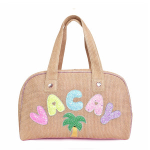 VACAY Straw Duffle