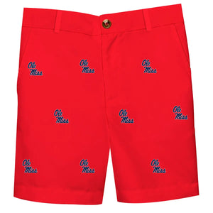 Ole Miss Rebels Logo Structured Shorts (preorder)