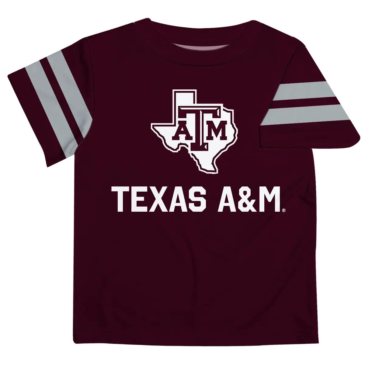 Texas A&M Aggies Striped Tee (preorder)
