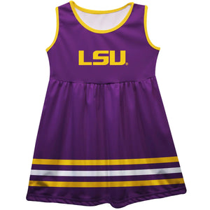 LSU Tigers Sleeveless Tank Dress (preorder)