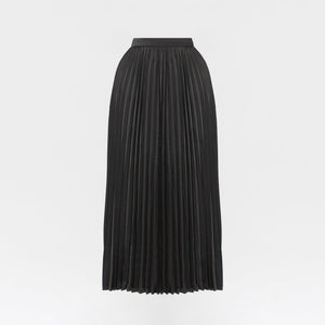 Satin Pleated Skirt