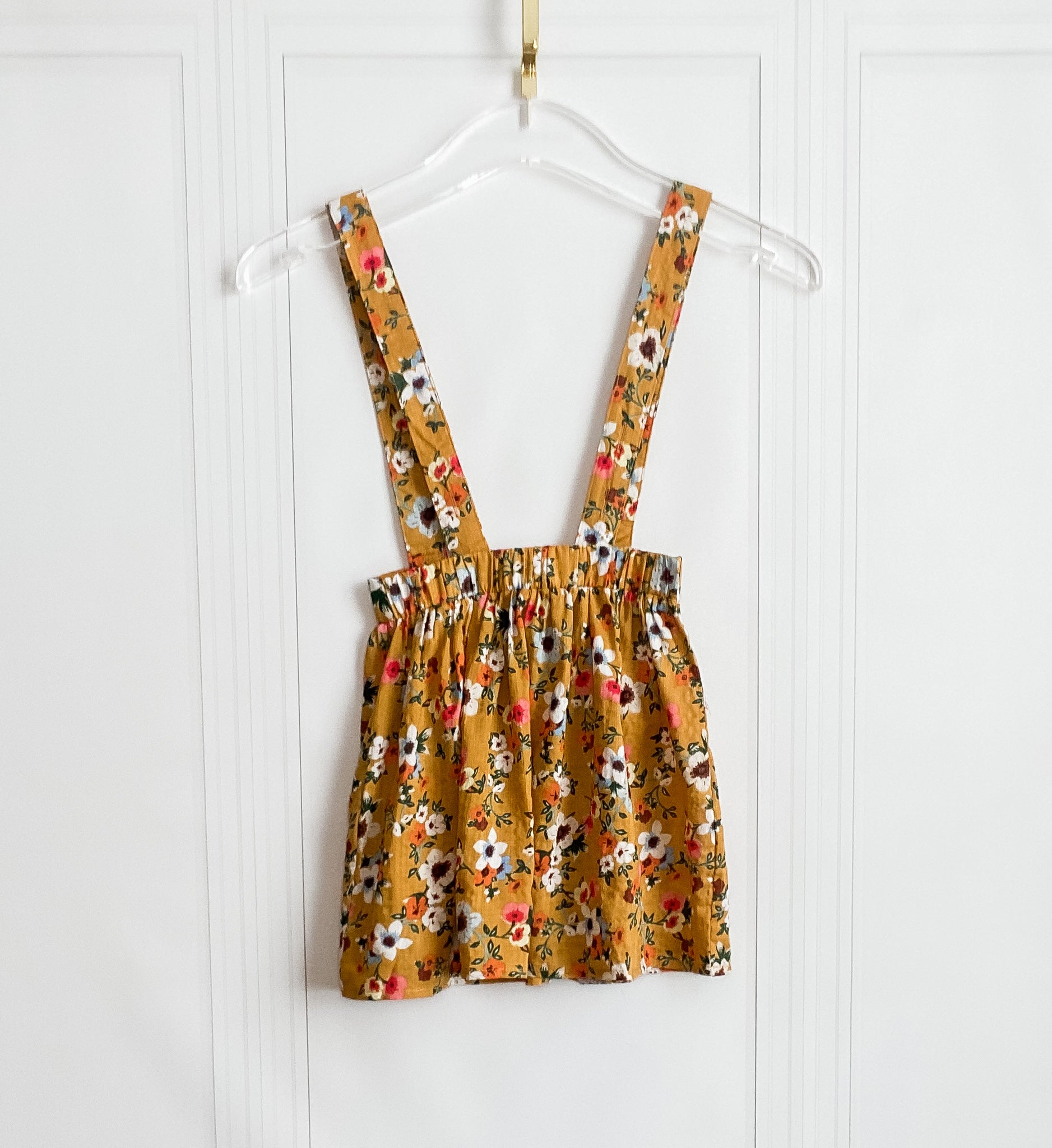 Floral Suspender Skirt