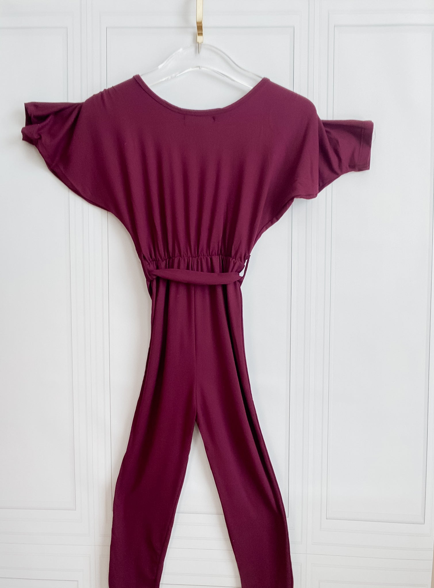 Wine Jumpsuit