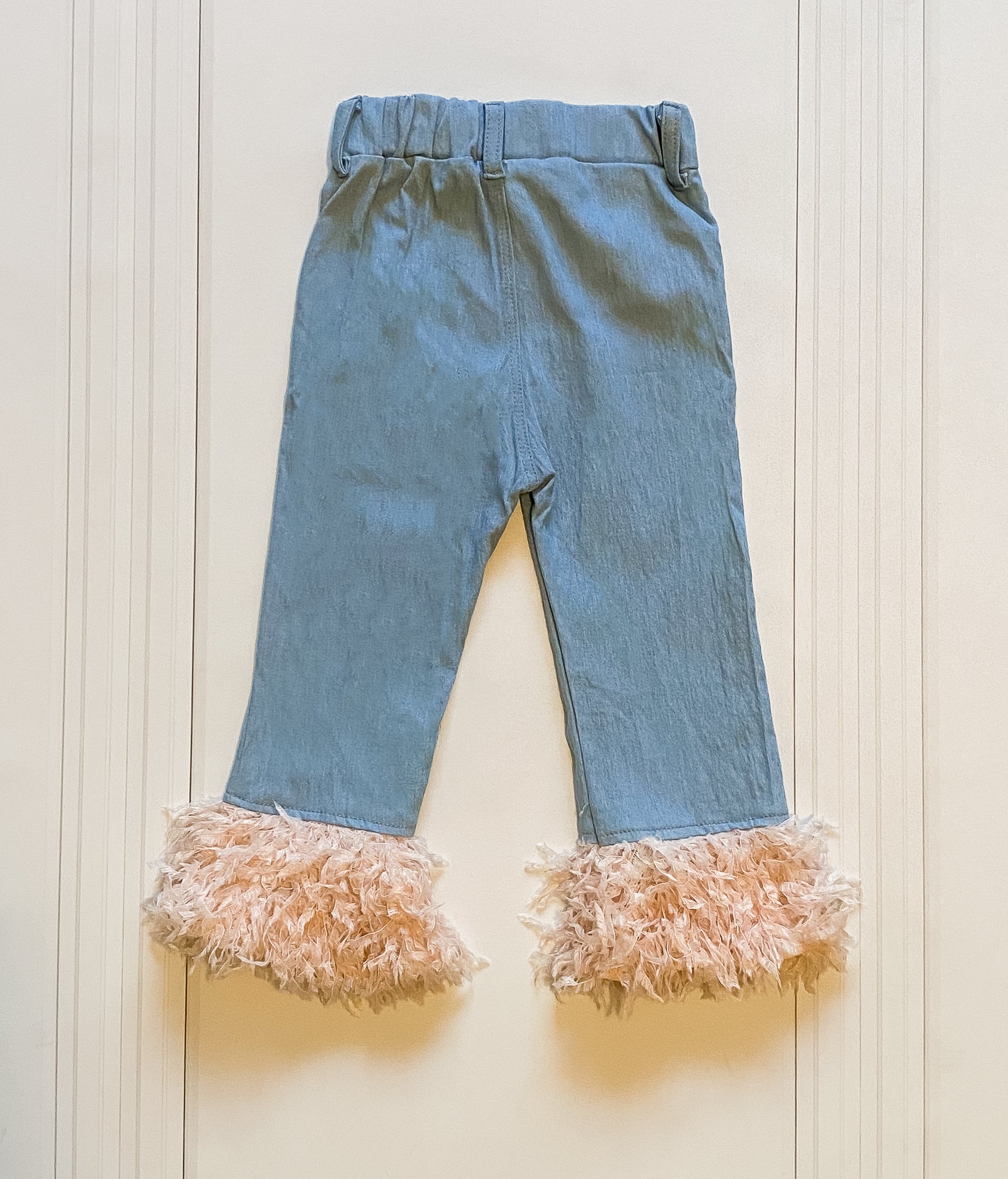 Feather Hem Jeans