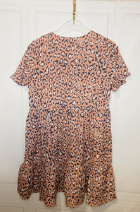 Mama Leopard Mini Swing Dress