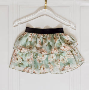 Floral Chiffon Skirt