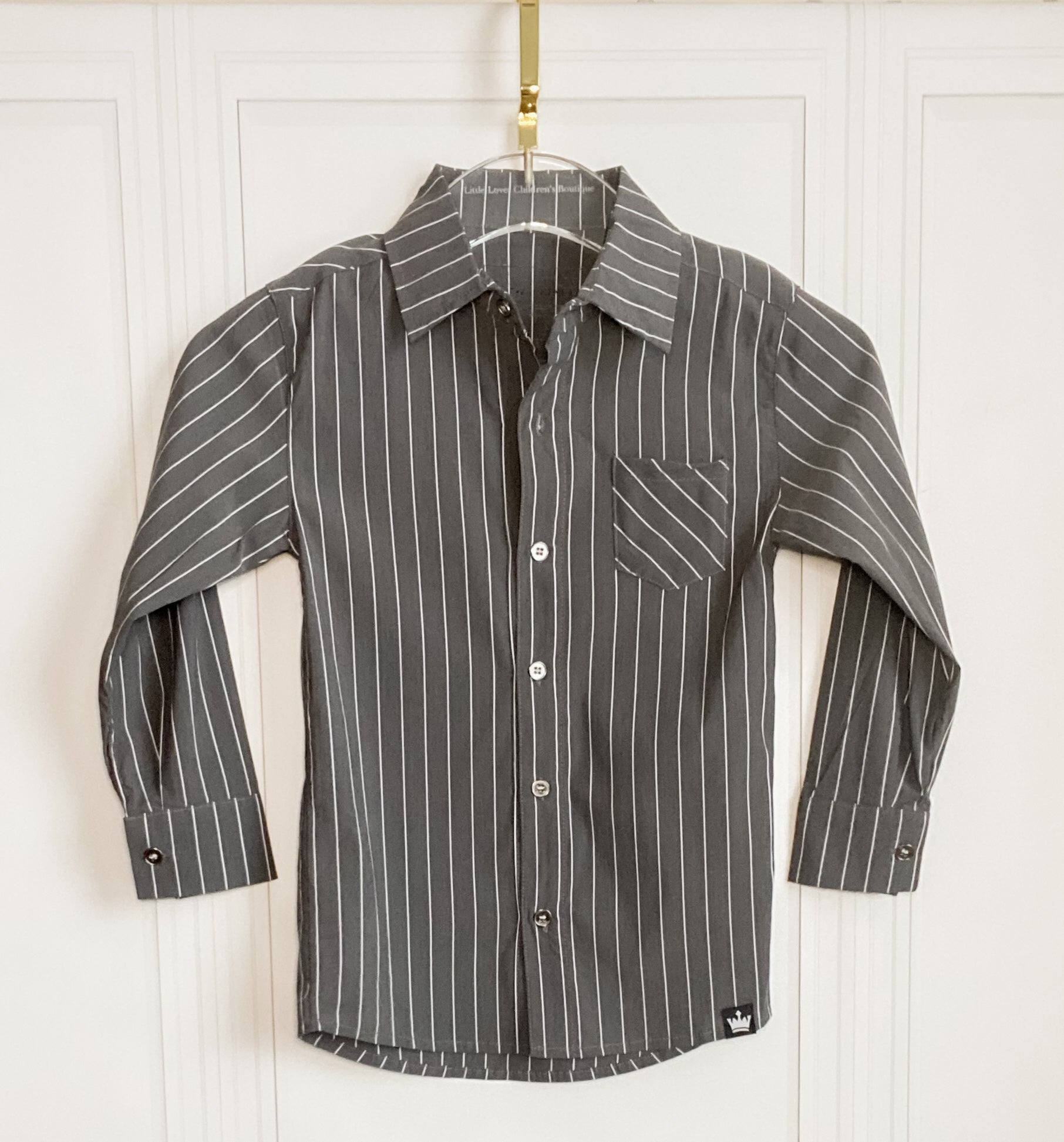 Pinstripe Button Up