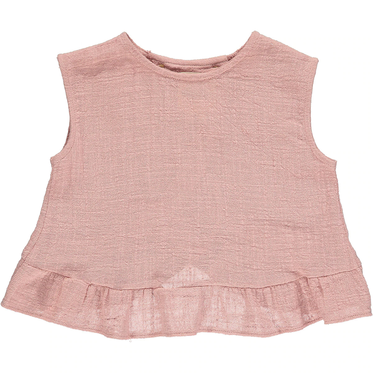 Linen Ruffle Tank