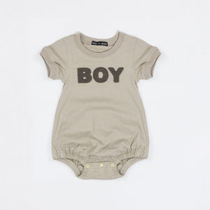 Boy Chenille Patch Onesie