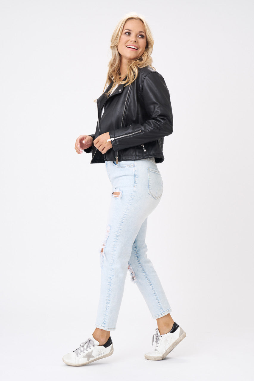 Mama High Waisted Boyfriend Jean
