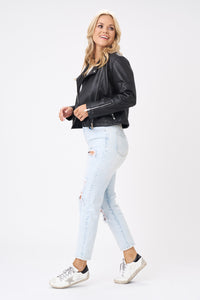Mama High Waisted Boyfriend Jean