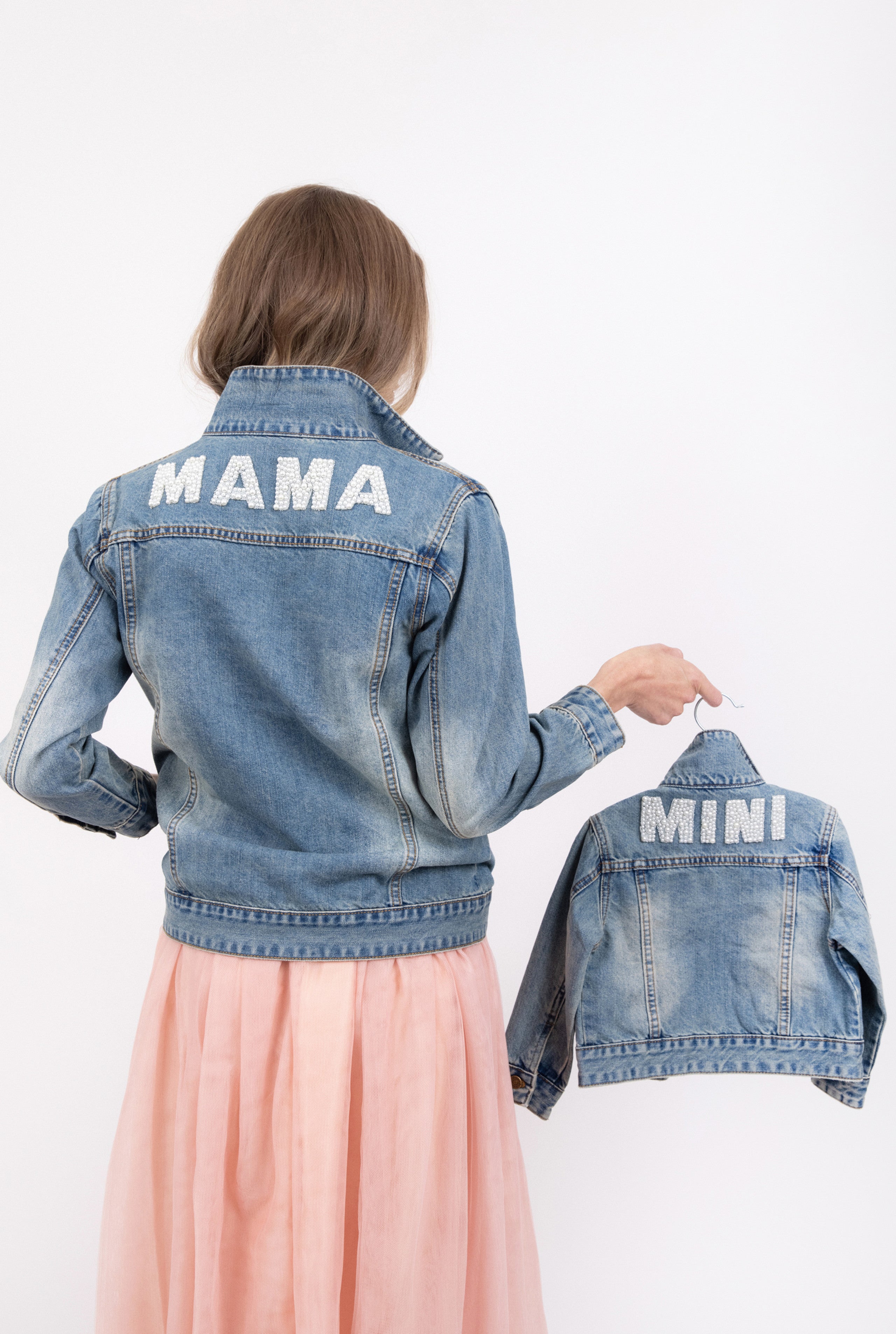 Mama Denim Beaded Jacket